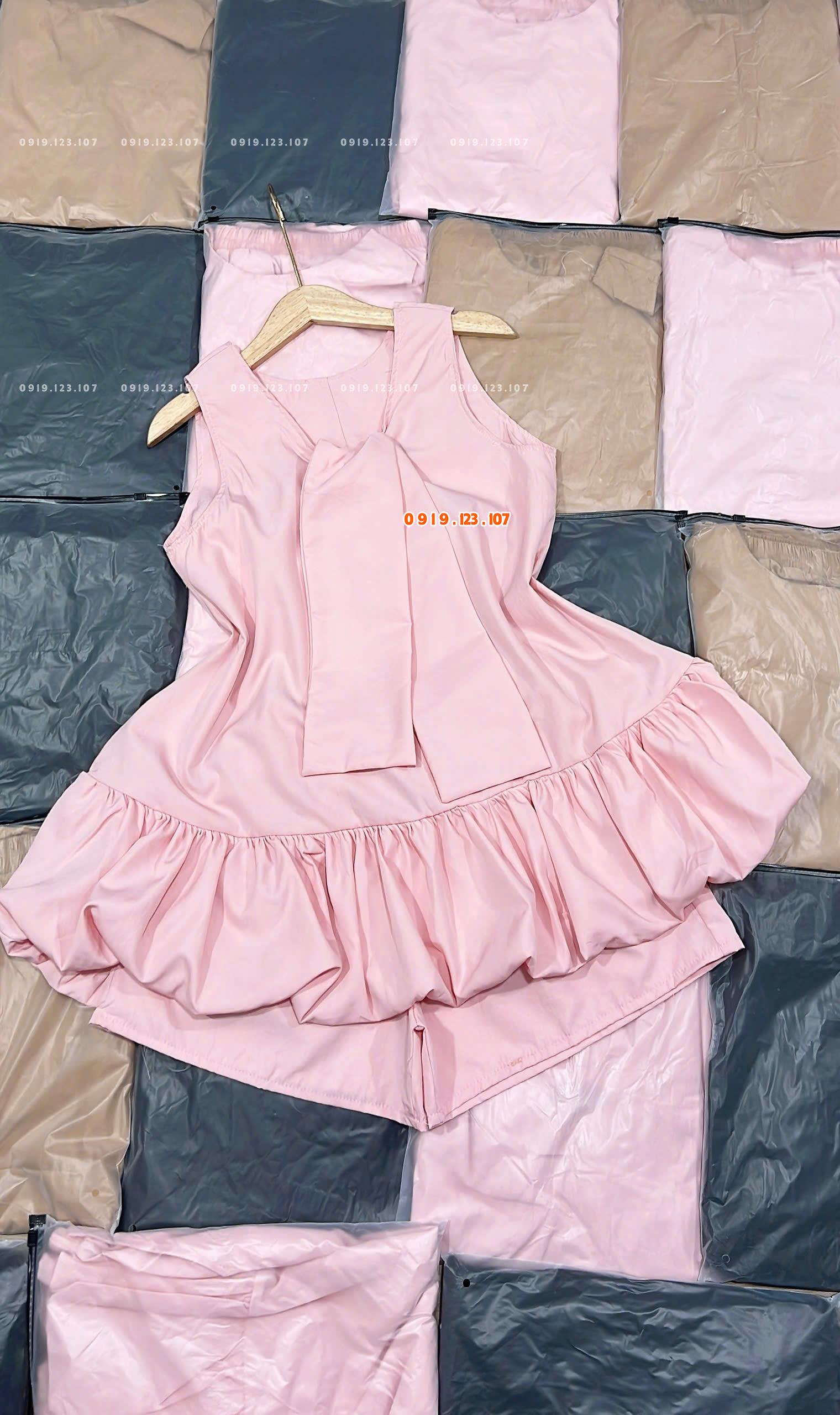 Đầm tk chất qc siêu phẩm Tùng bí - SBT744