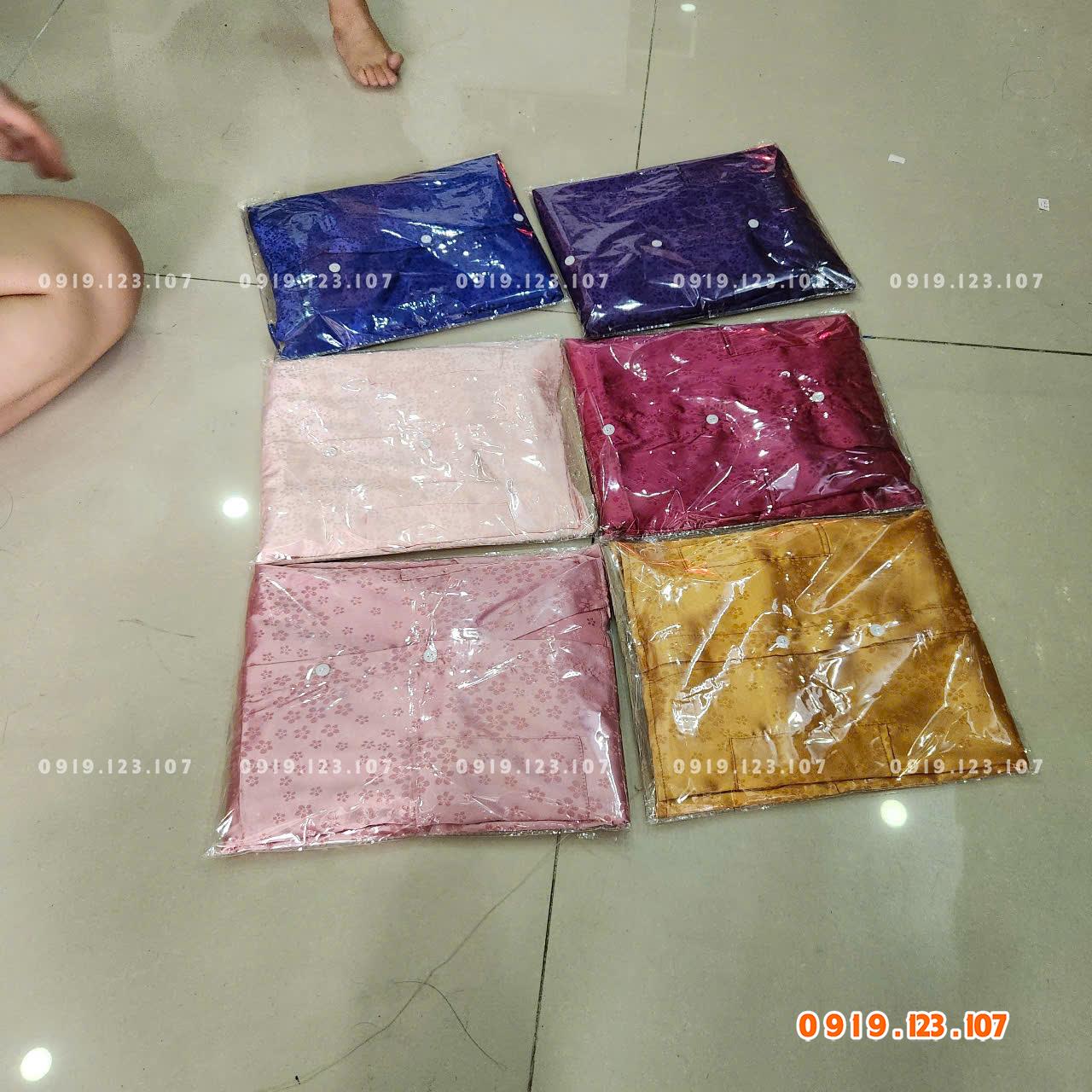 Sỉ đồ bộ hàng chất vải gấm đẹp cao cấp xịn xò cho nội ngoại mẹ lớn tuổi