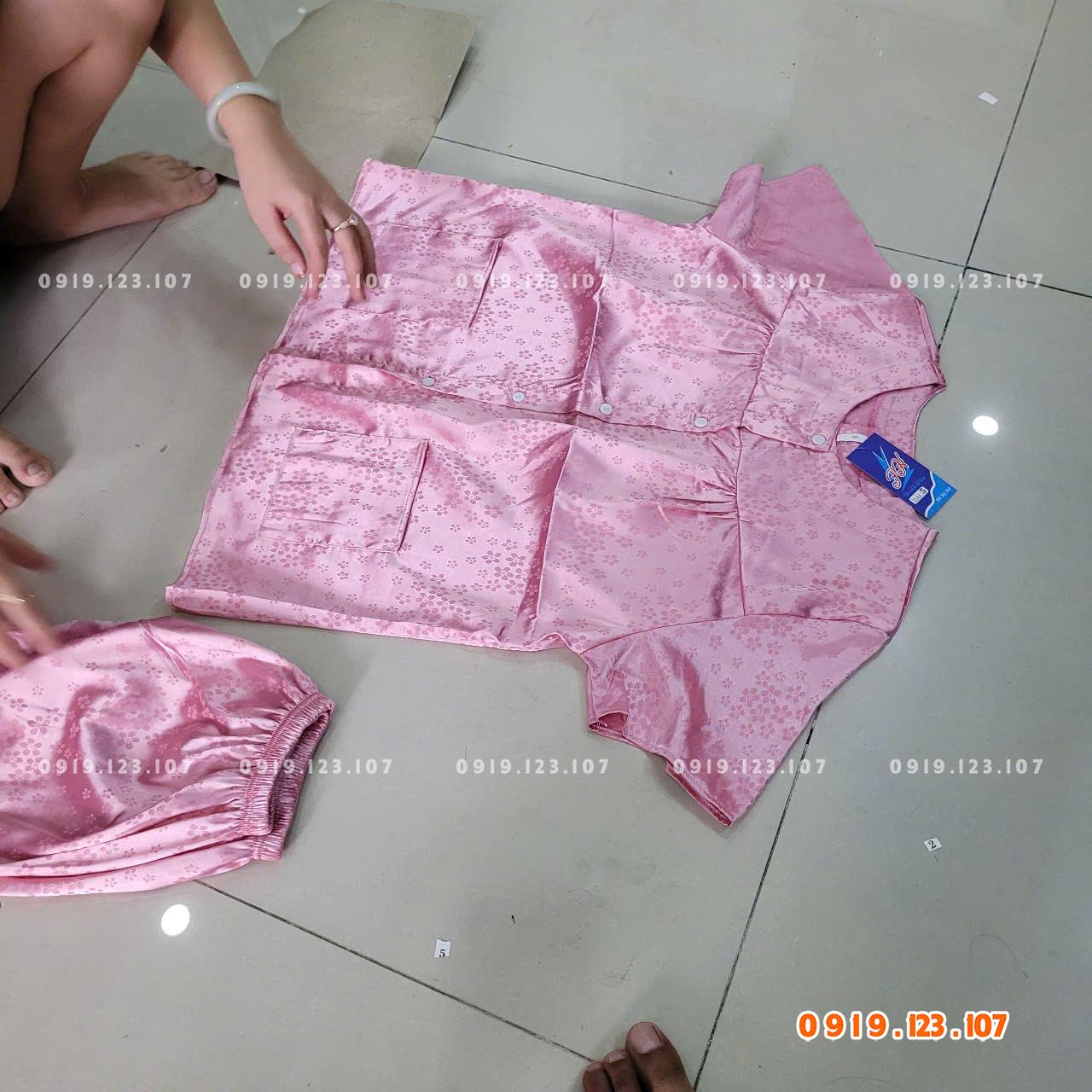 Sỉ đồ bộ hàng chất vải gấm đẹp cao cấp xịn xò cho nội ngoại mẹ lớn tuổi