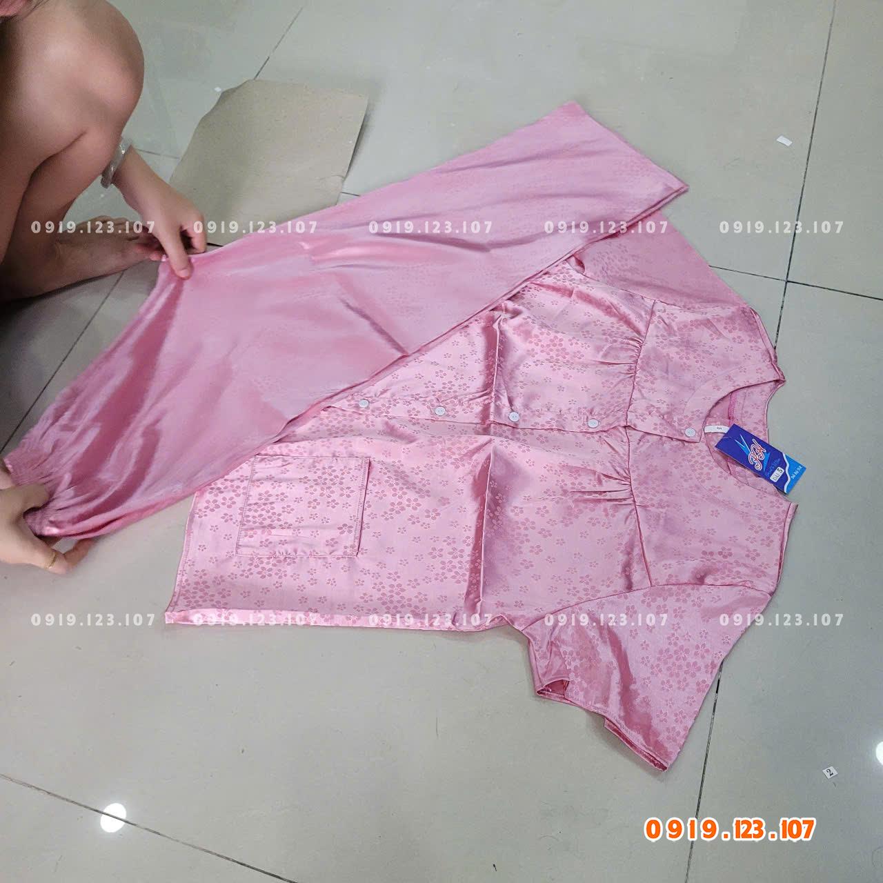 Sỉ đồ bộ hàng chất vải gấm đẹp cao cấp xịn xò cho nội ngoại mẹ lớn tuổi