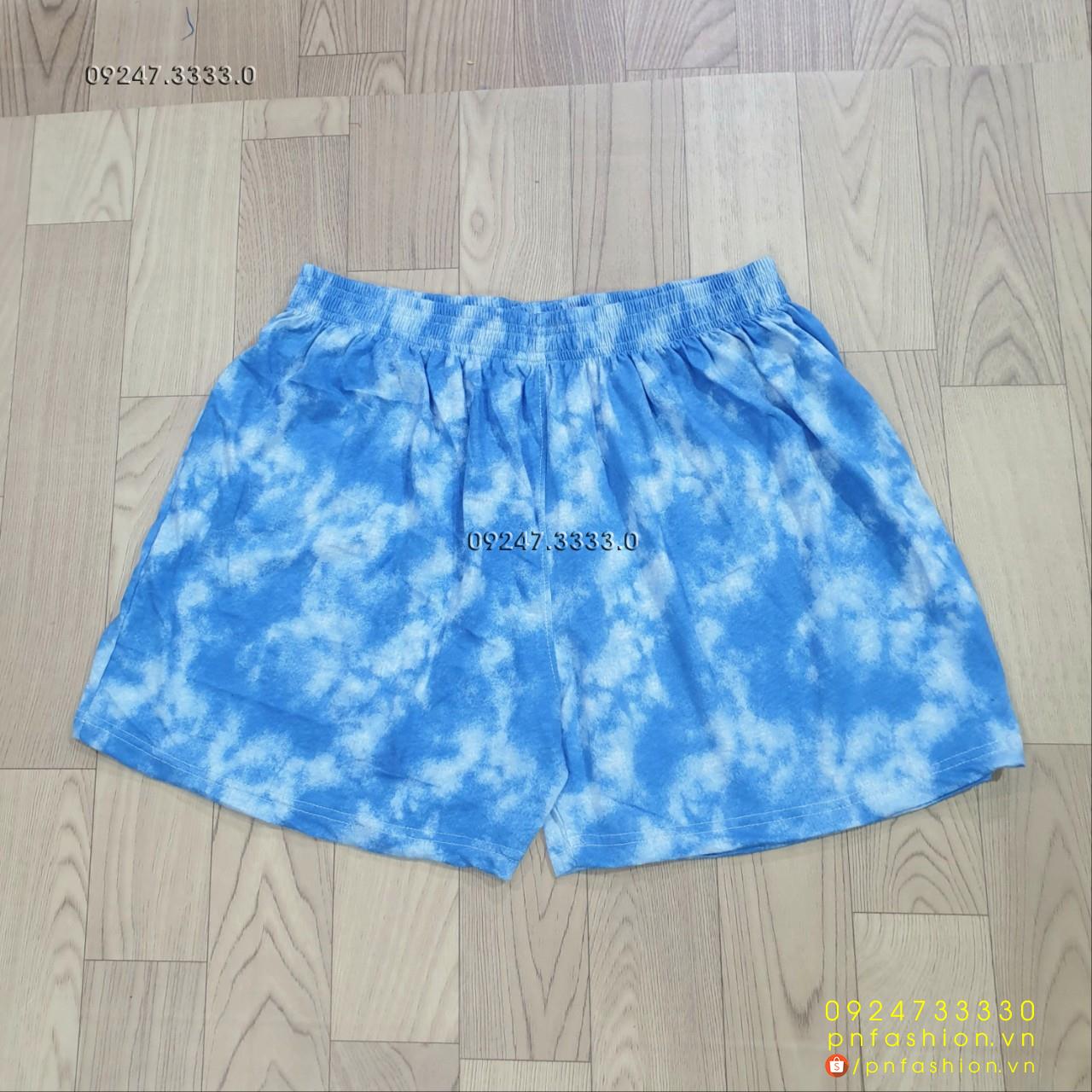 [95-120kg] Quần đùi thun nam mặc nhà big size - PN648