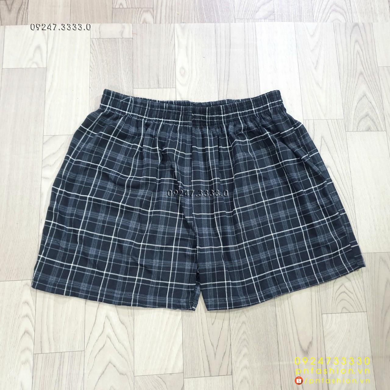 [95-120kg] Quần đùi thun nam mặc nhà big size - PN648