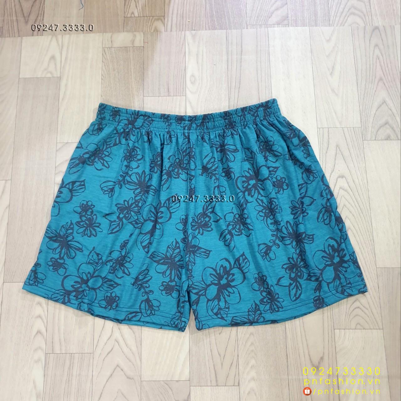 [95-120kg] Quần đùi thun nam mặc nhà big size - PN648