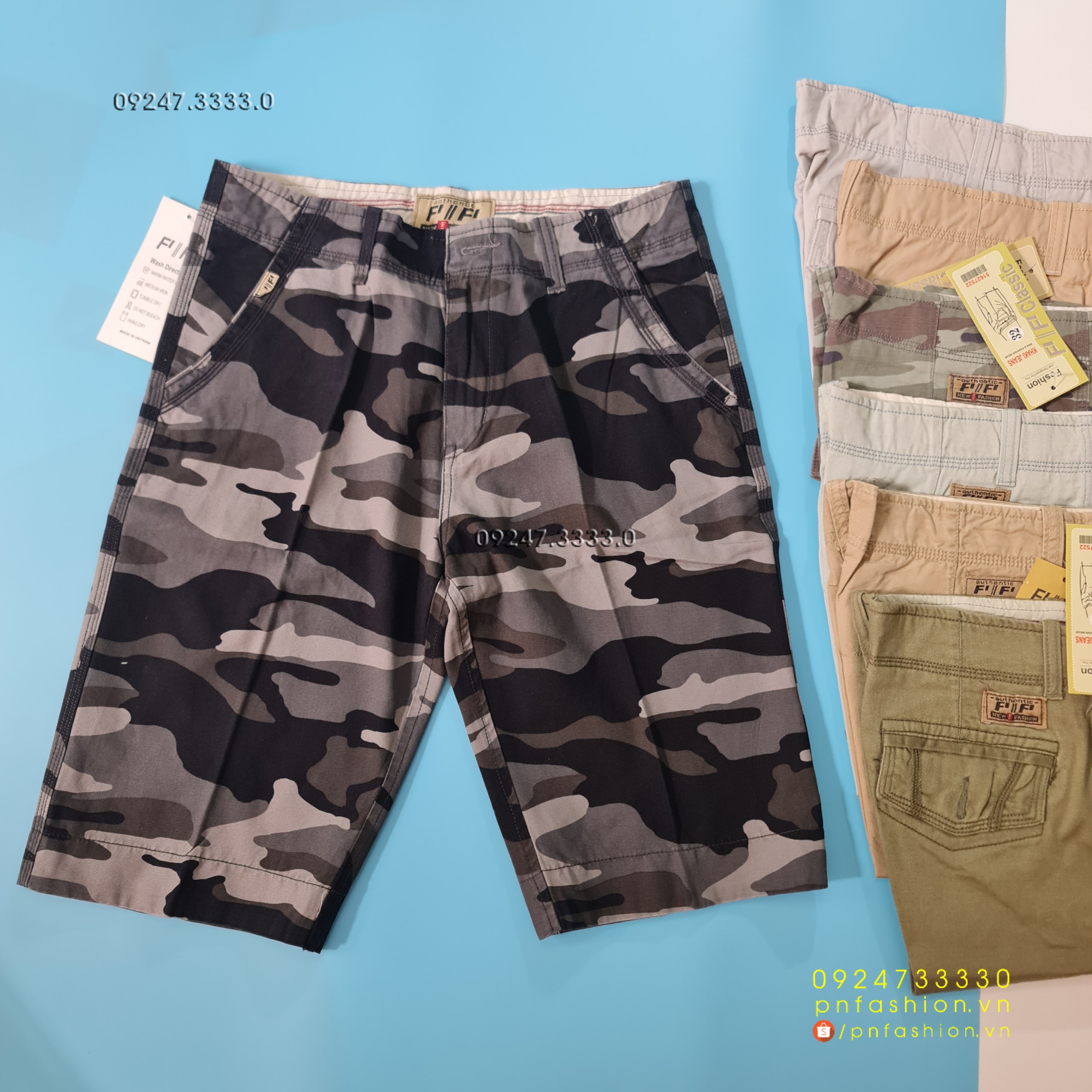 [32] Quần short nam Kaki cao cấp - PN241121-32