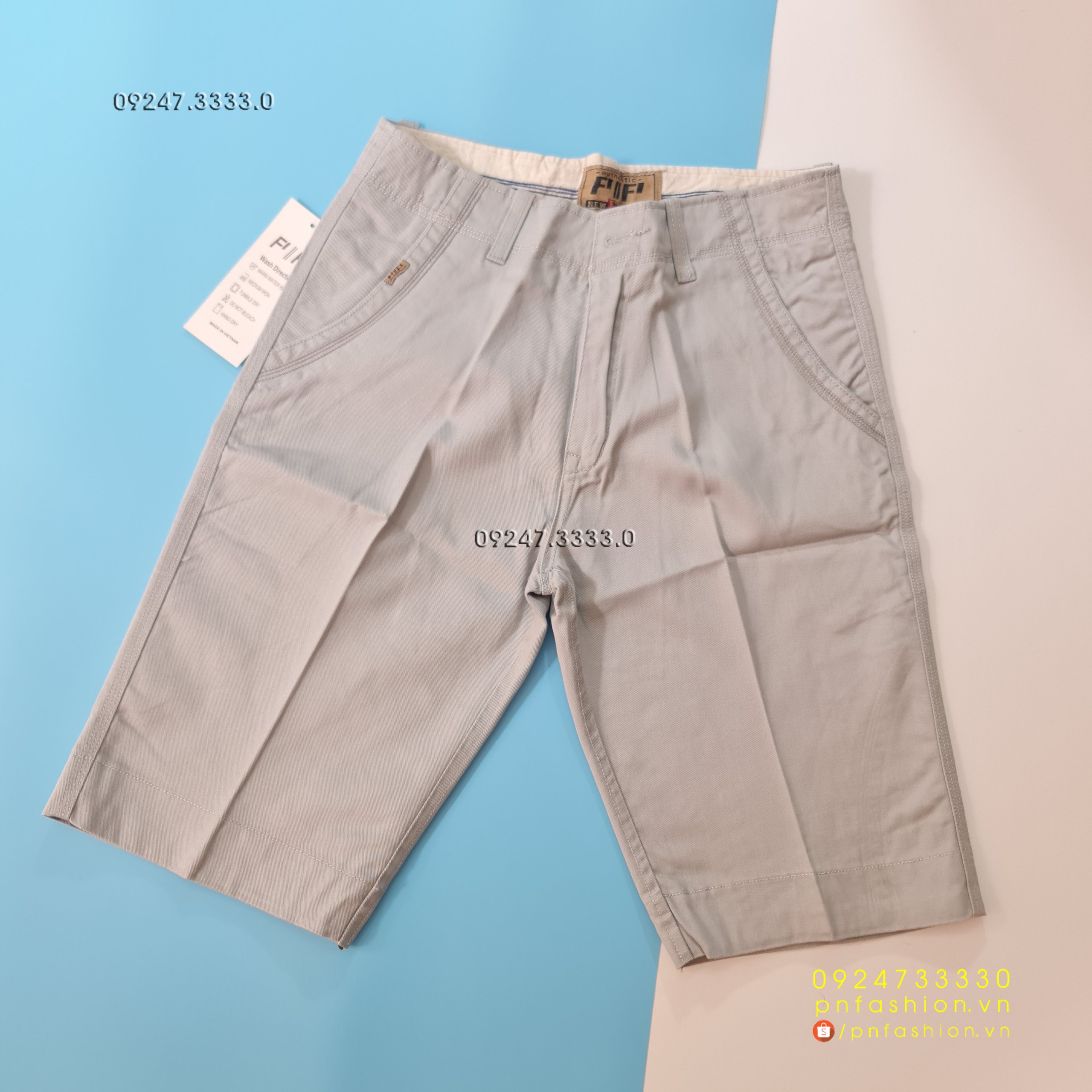 [30] Quần short nam Kaki cao cấp - PN241121-TX30