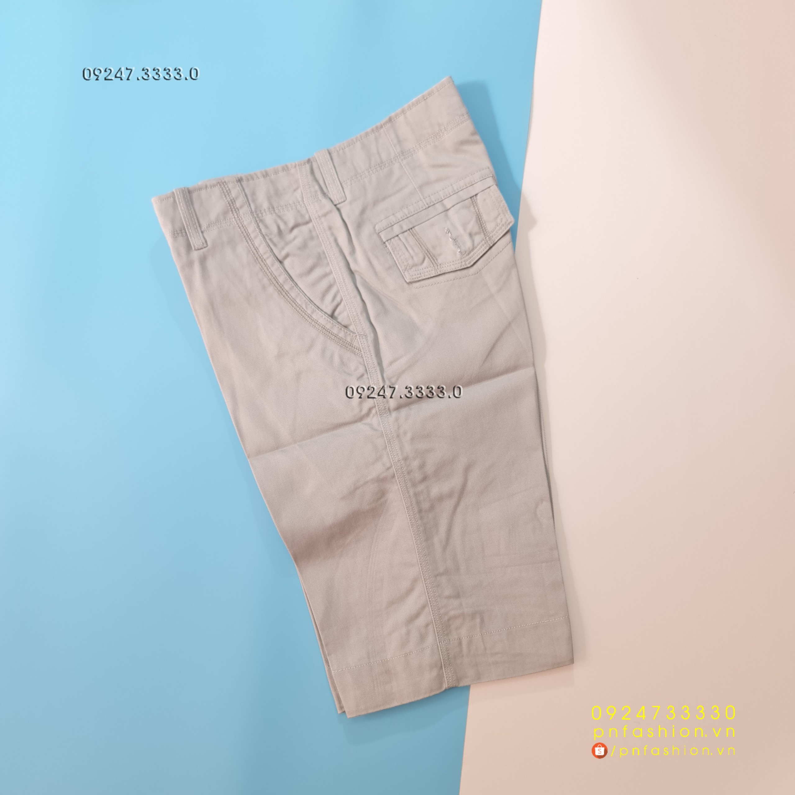 [30] Quần short nam Kaki cao cấp - PN241121-TX30