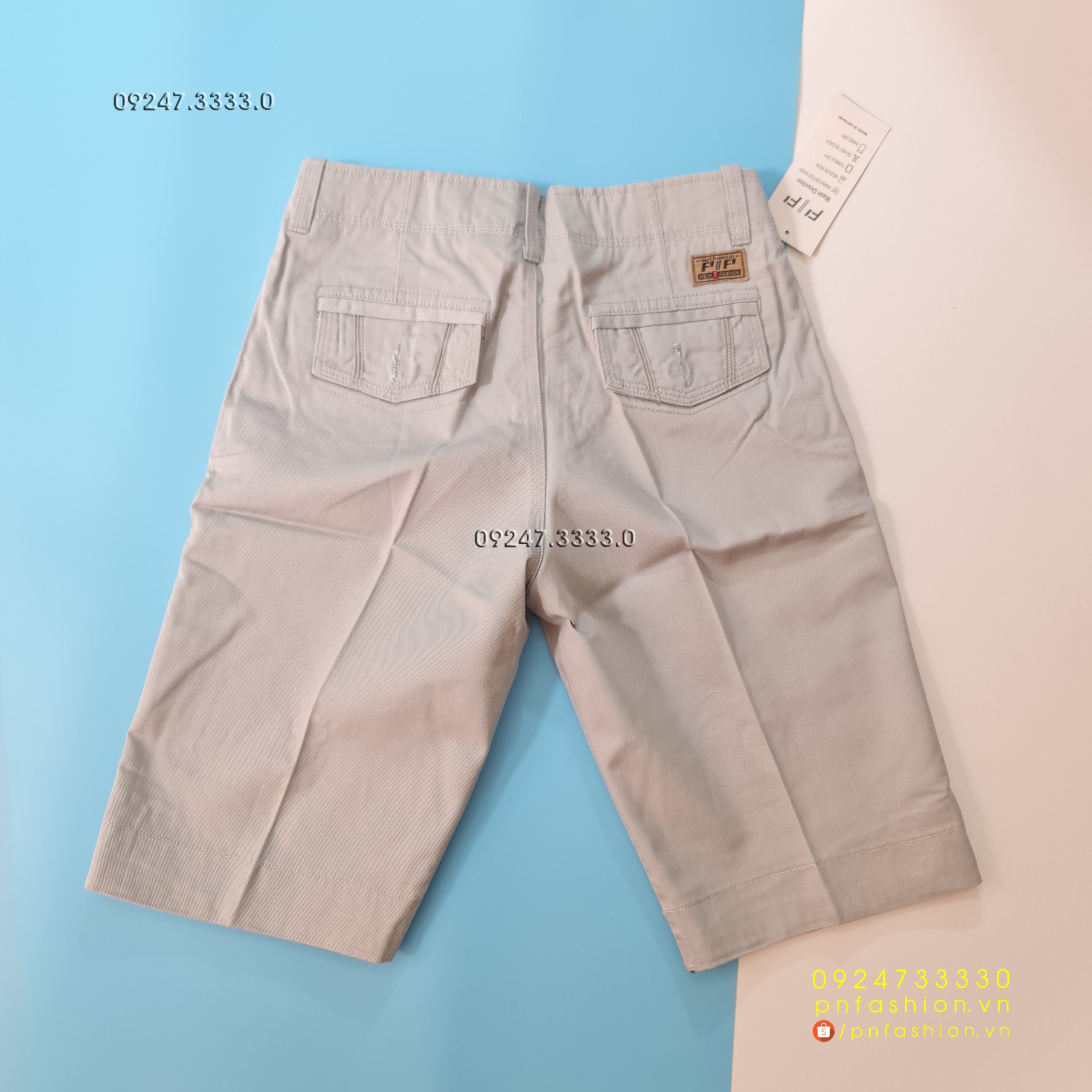 [30] Quần short nam Kaki cao cấp - PN241121-TX30