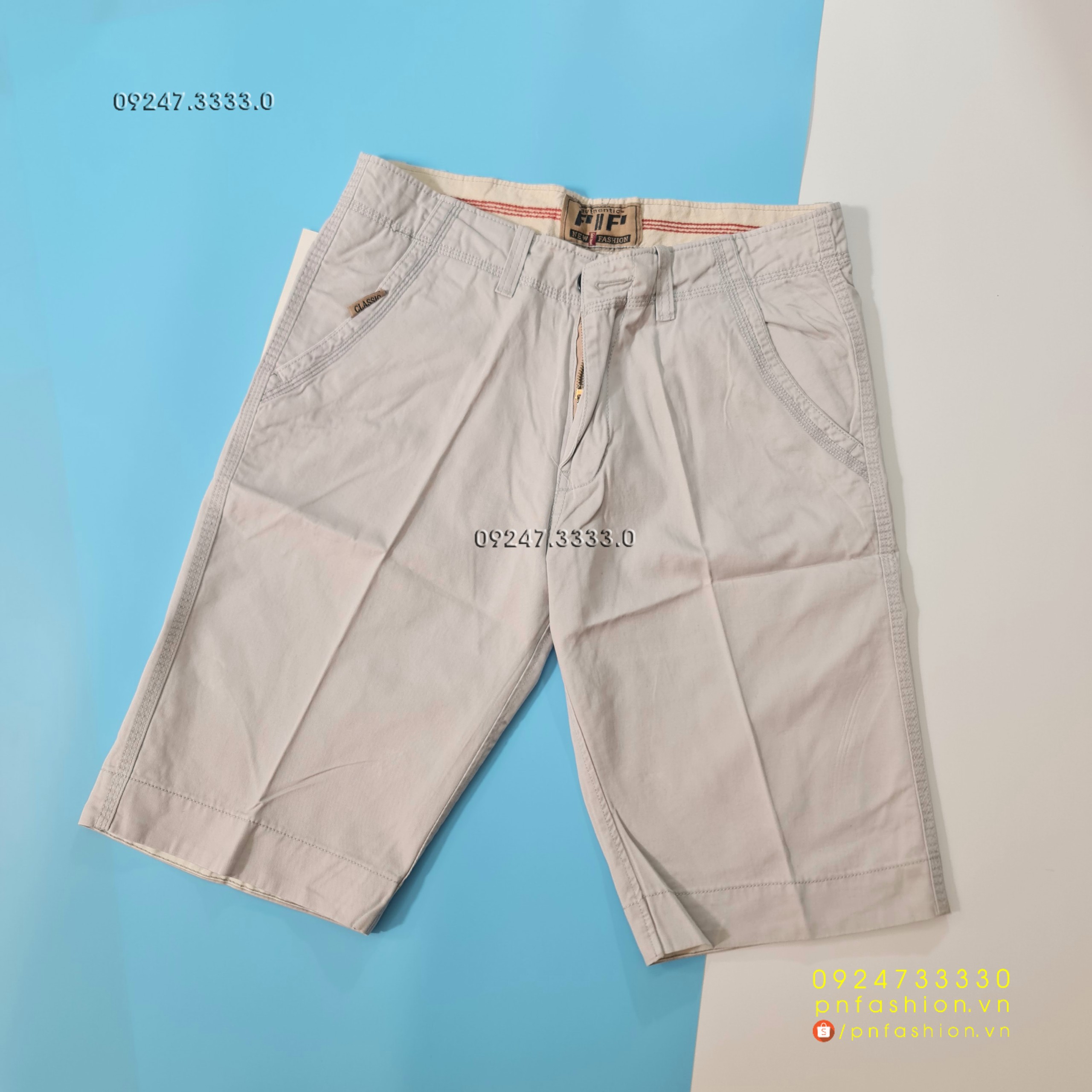 [32] Quần short nam Kaki cao cấp - PN241121-TN32