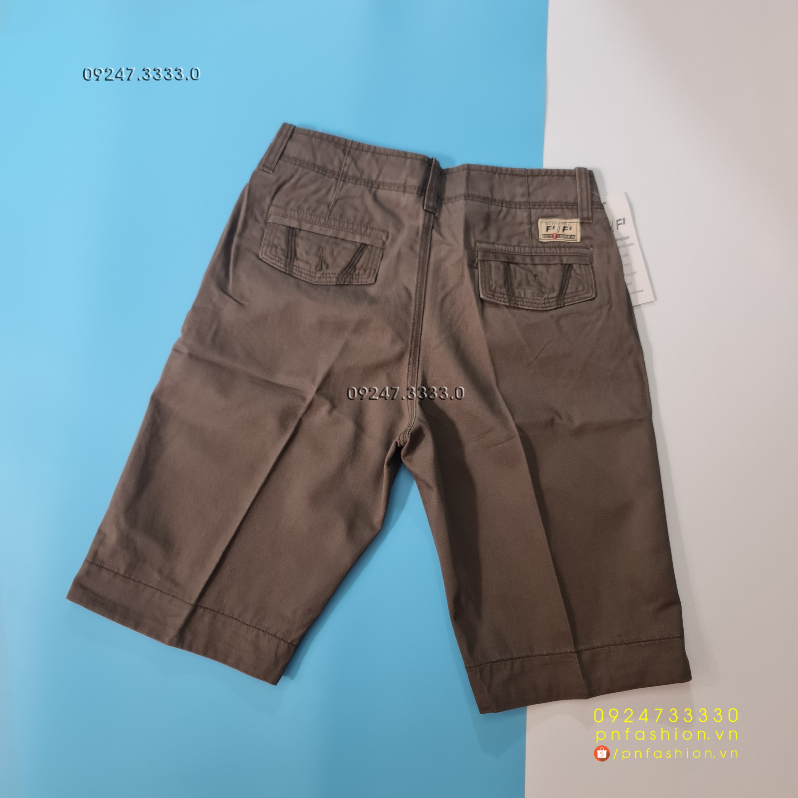 [30] Quần short nam Kaki cao cấp - PN241121-XN30