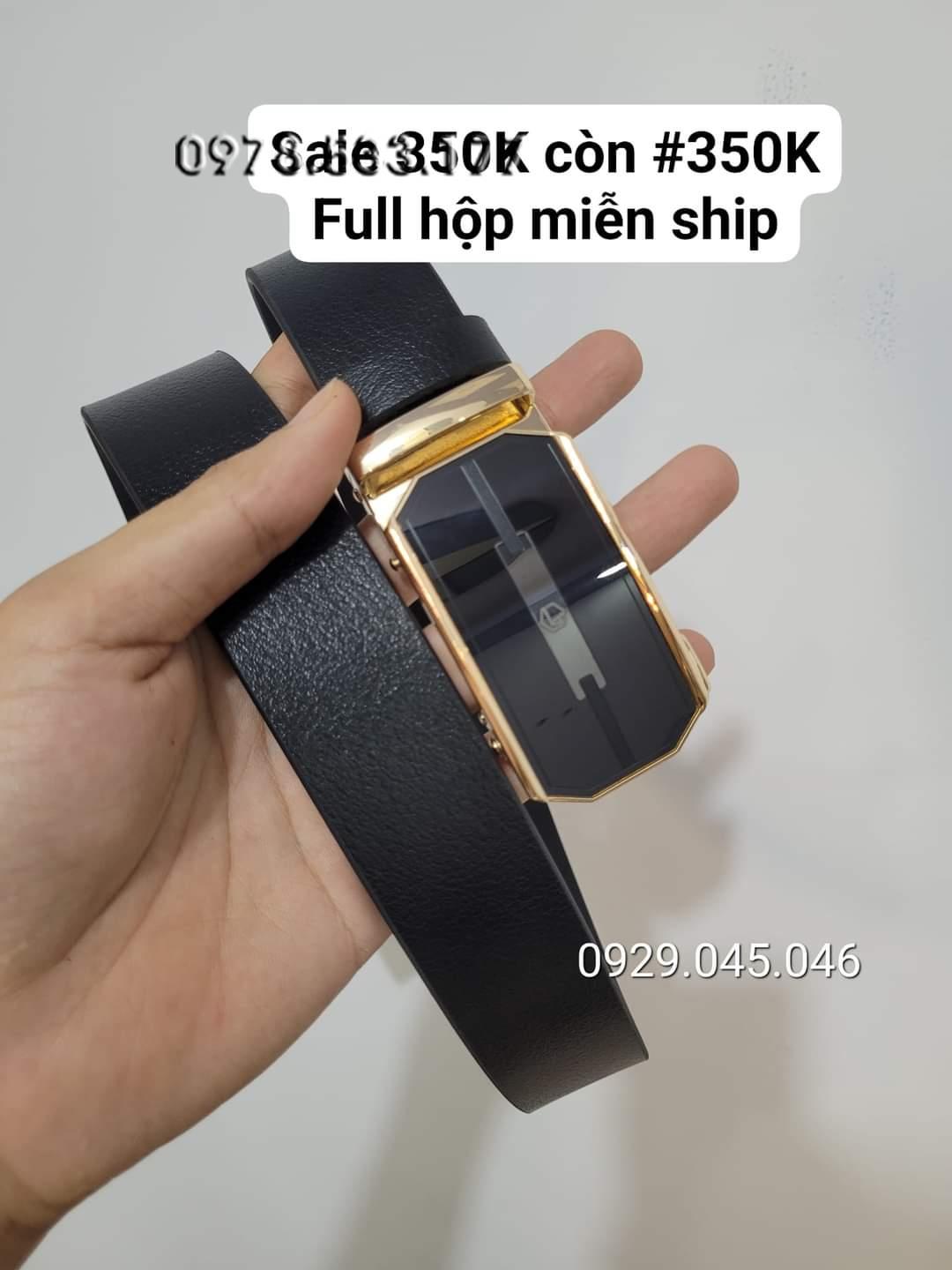 [Sale] Thắt lưng nam hàng đẹp da bò thật sale rẻ - PN732