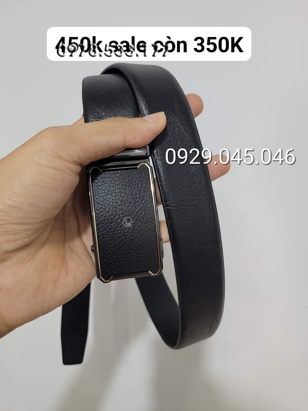 [Sale] Thắt lưng nam hàng đẹp da bò thật sale rẻ - PN732