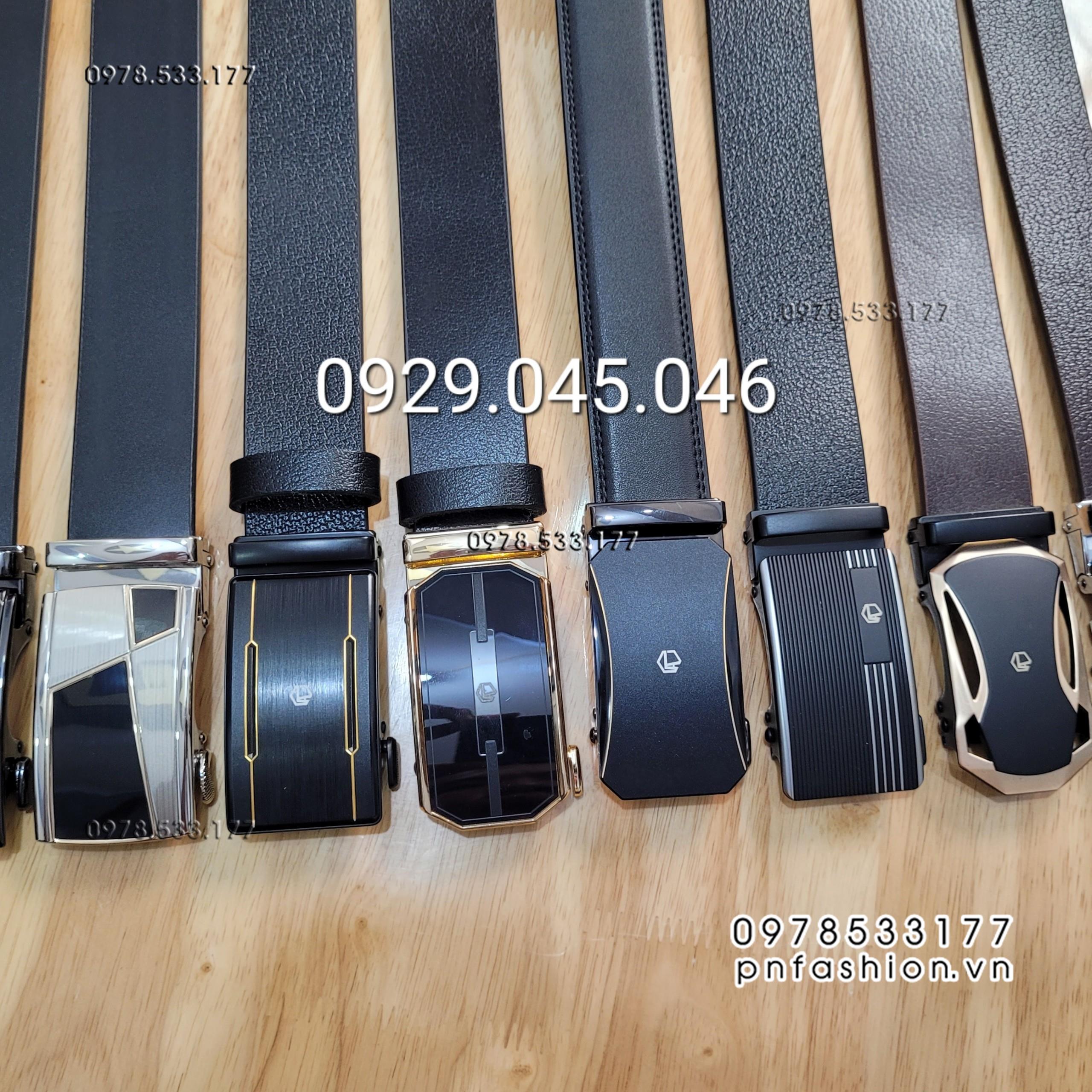 [Sale] Thắt lưng nam hàng đẹp da bò thật sale rẻ - PN732
