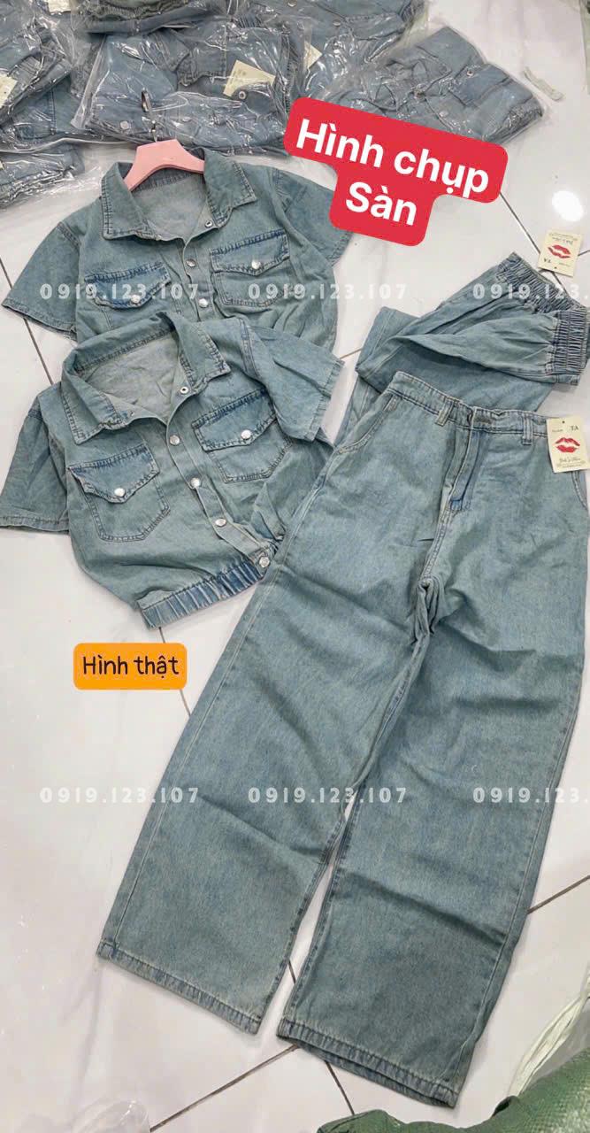 Set jean 140k sỉ ri 10bộ đủ màu cao cấp - SBT747