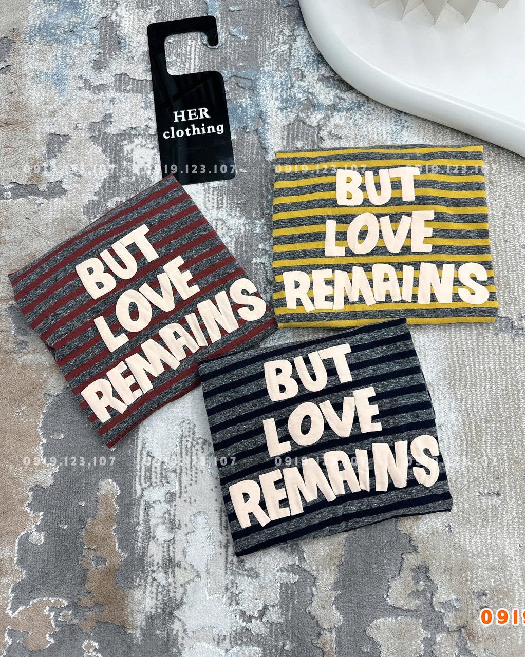 Sỉ áo thun kẻ chữ But Love - hàng QC cao cấp - SBT756