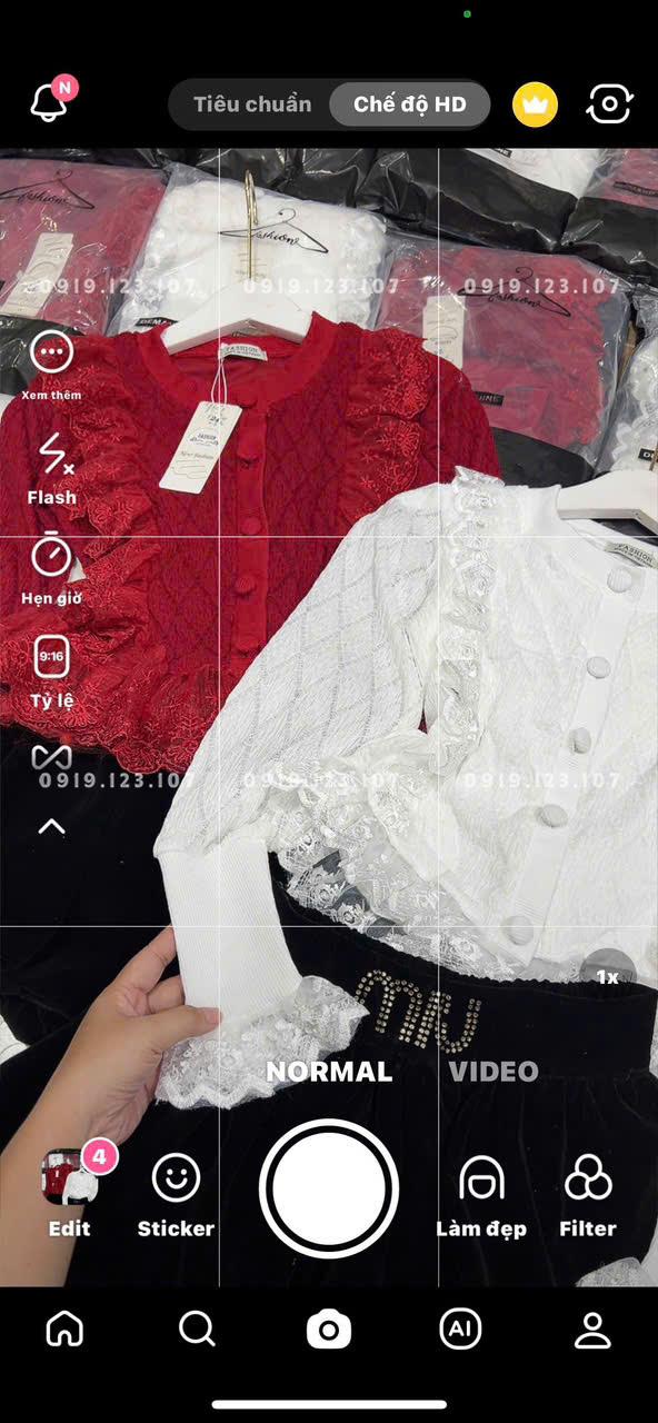 Sỉ Set tk viền ren tua rua đẹp (có tách 5b) - TH738