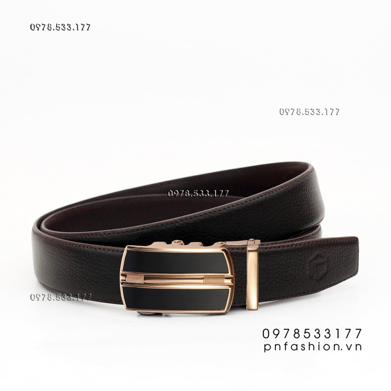 Thắt lưng nam da bò cao cấp (3.5cm) - PNM2T4-03DN