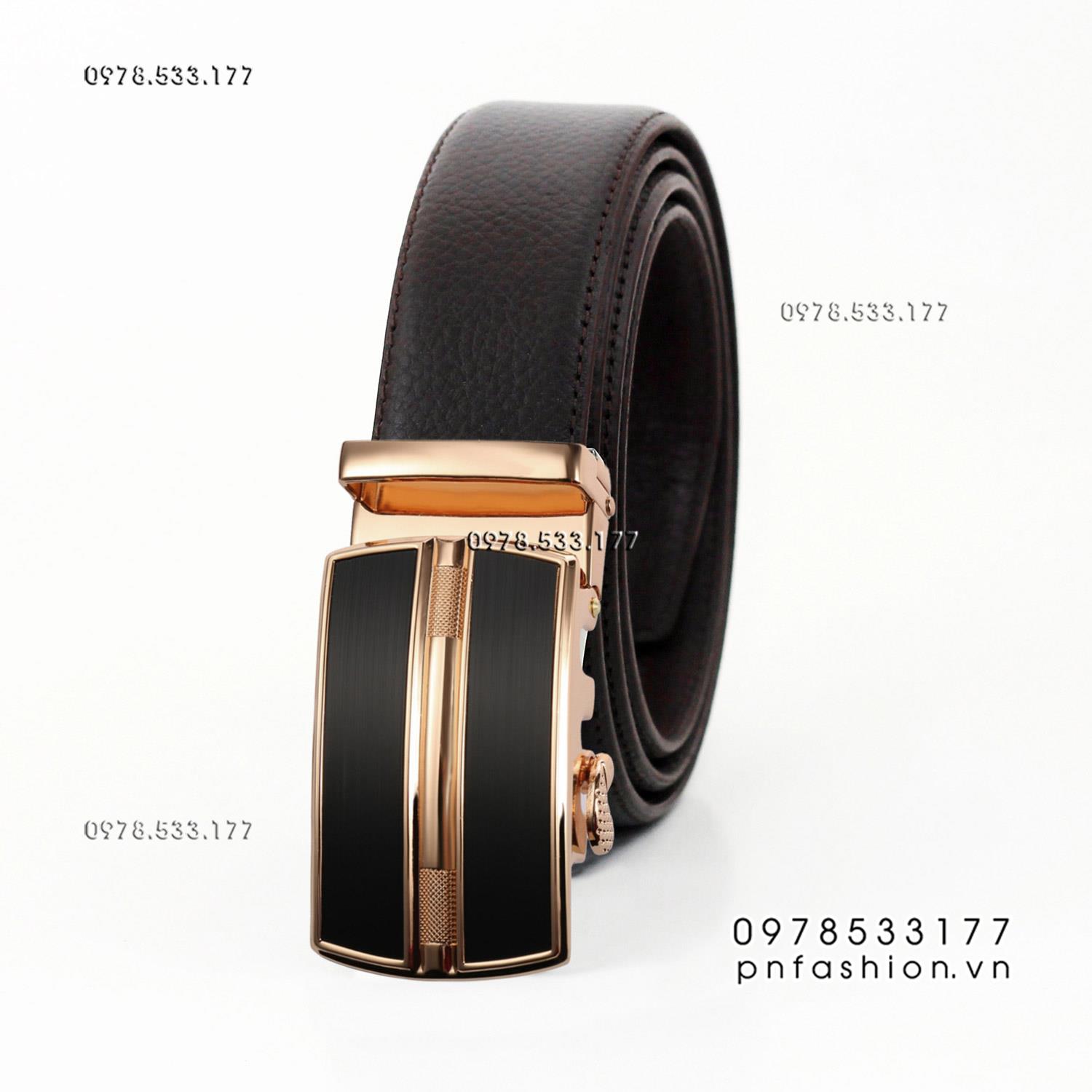 Thắt lưng nam da bò cao cấp (3.5cm) - PNM2T4-03DN