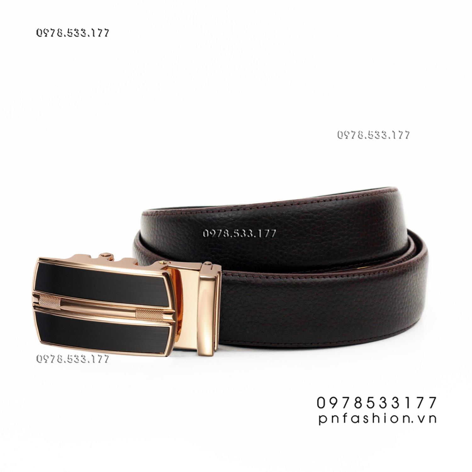 Thắt lưng nam da bò cao cấp (3.5cm) - PNM2T4-03DN