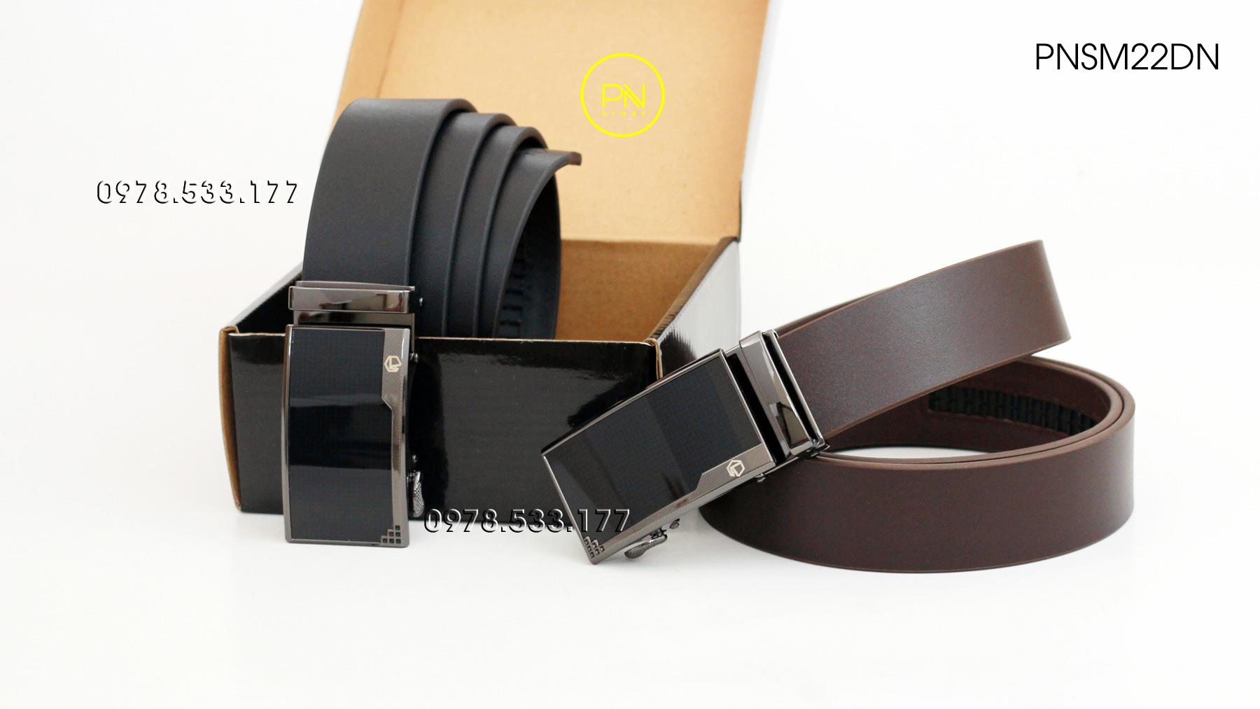 Thắt lưng nam da bò cao cấp (3.5cm) - PNSM22DN