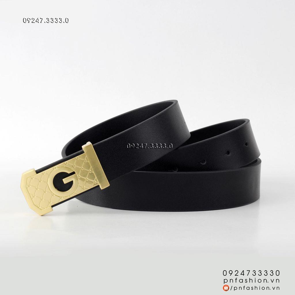 Thắt lưng nam da bò cấp (3.6 x 115cm) - PNSMB-04D