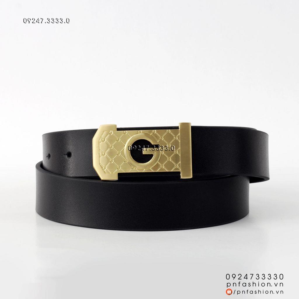 Thắt lưng nam da bò cấp (3.6 x 115cm) - PNSMB-04D