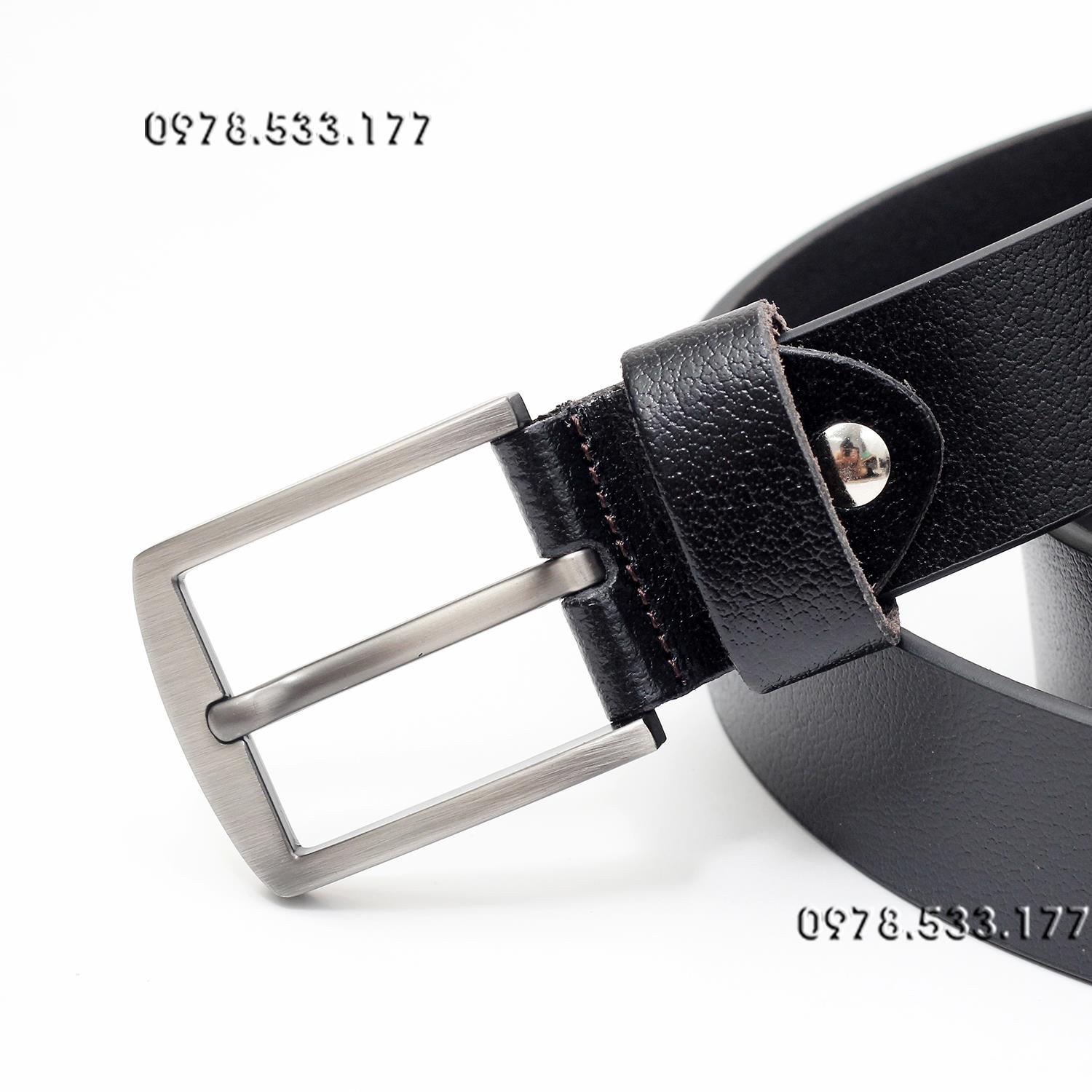 Thắt lưng nam da bò khóa kim cao cấp - PNM4K02