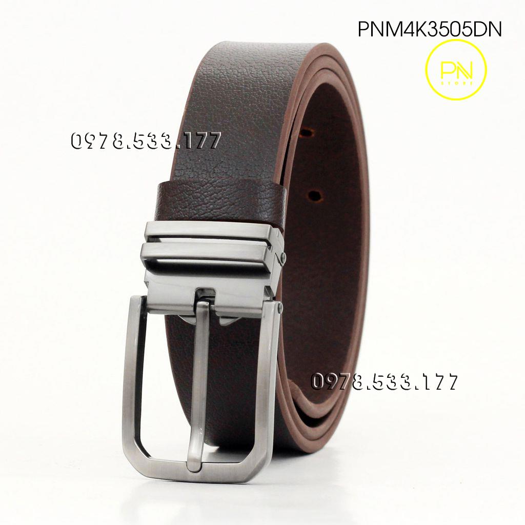 Thắt lưng nam da bò thật cao cấp (3.3cm) - PNM4K3505DN