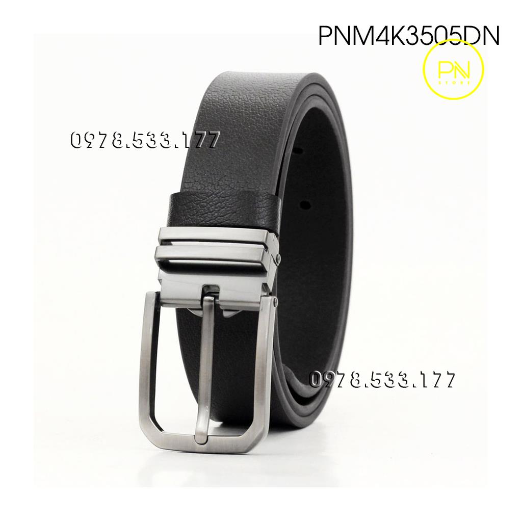 Thắt lưng nam da bò thật cao cấp (3.3cm) - PNM4K3505DN