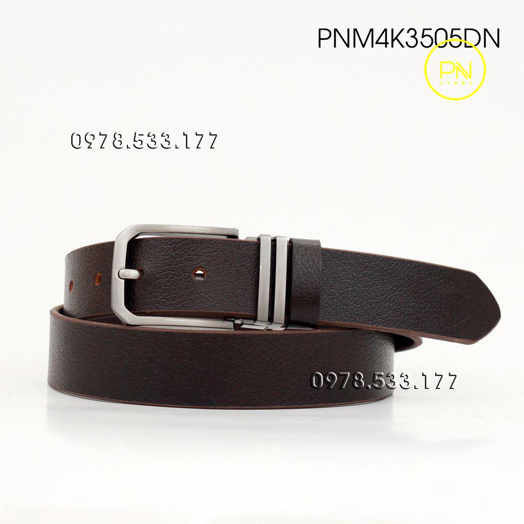 Thắt lưng nam da bò thật cao cấp (3.3cm) - PNM4K3505DN