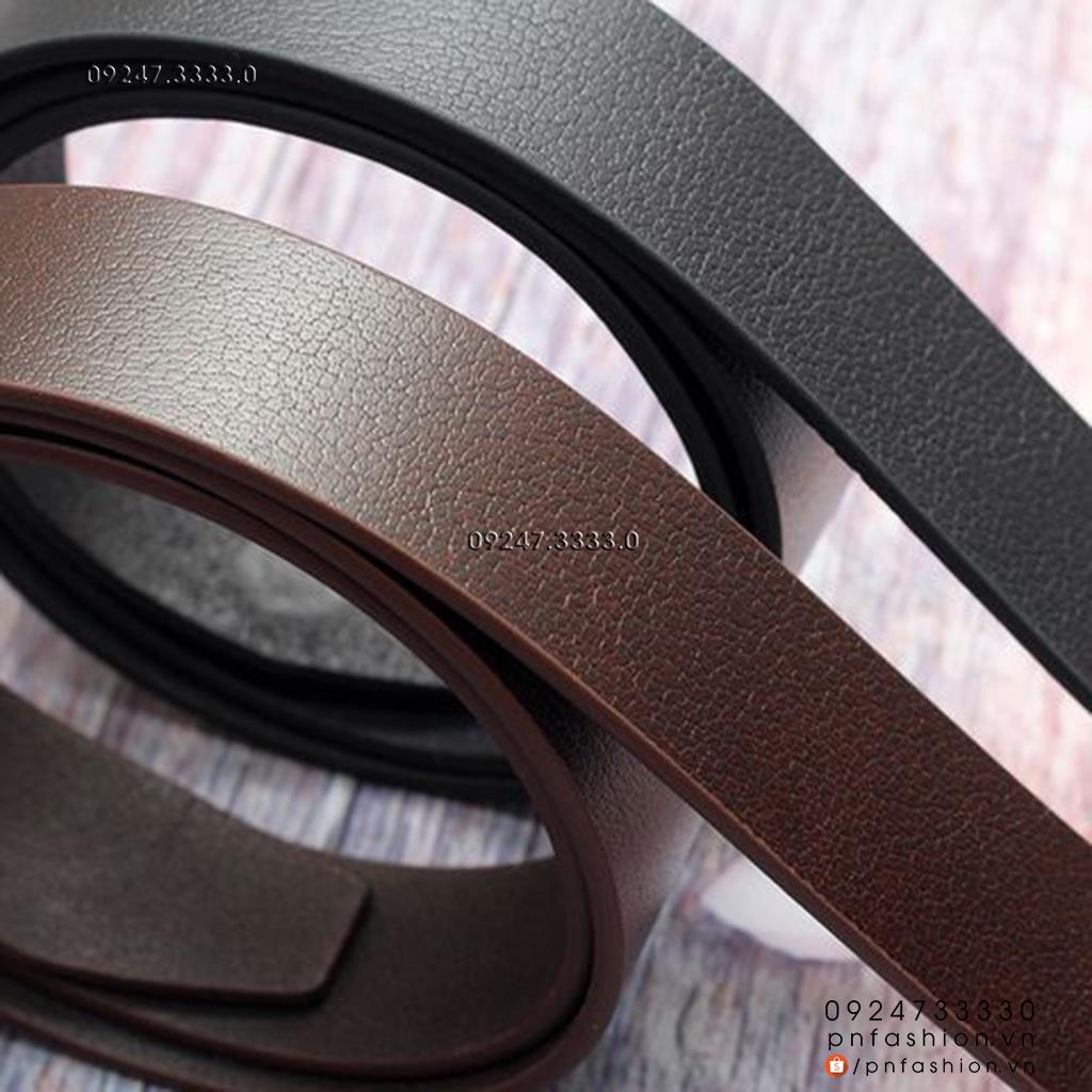 Thắt lưng nam da bò thật cao cấp (3.5cm) - PNM430DN