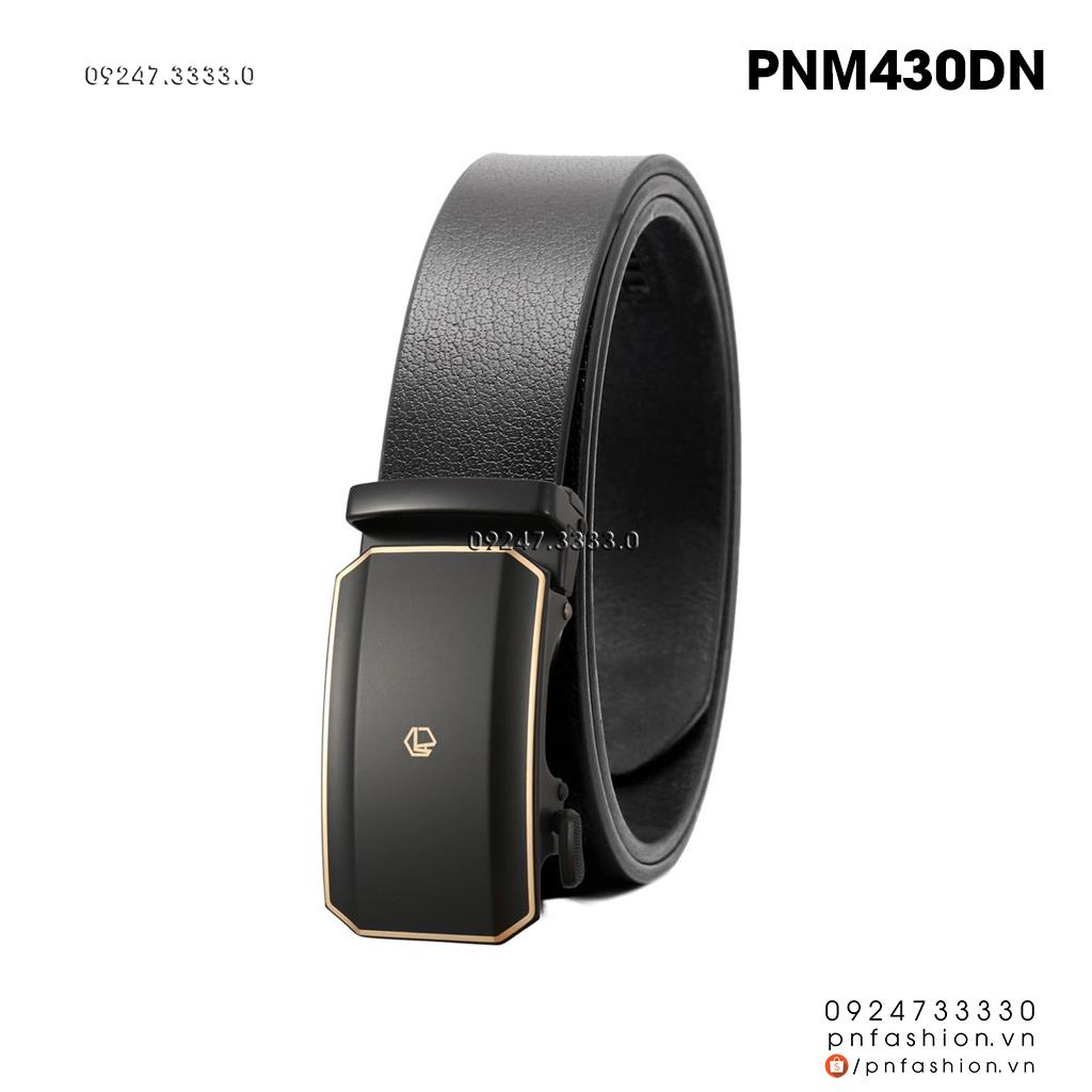Thắt lưng nam da bò thật cao cấp (3.5cm) - PNM430DN