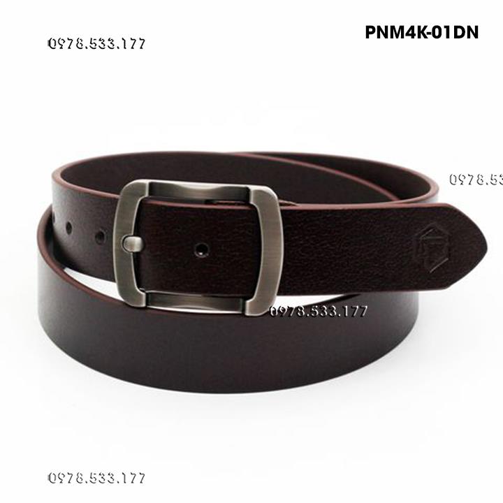 Thắt lưng nam da bò thật cao cấp (4cm) - PNM430DN	