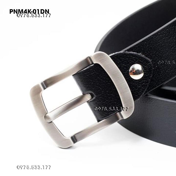 Thắt lưng nam da bò thật cao cấp (4cm) - PNM430DN	