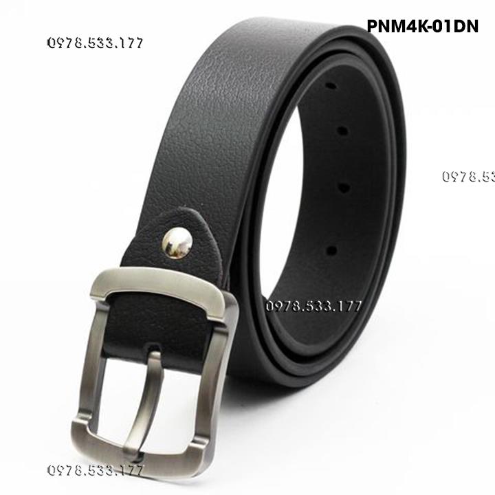 Thắt lưng nam da bò thật cao cấp (4cm) - PNM430DN	