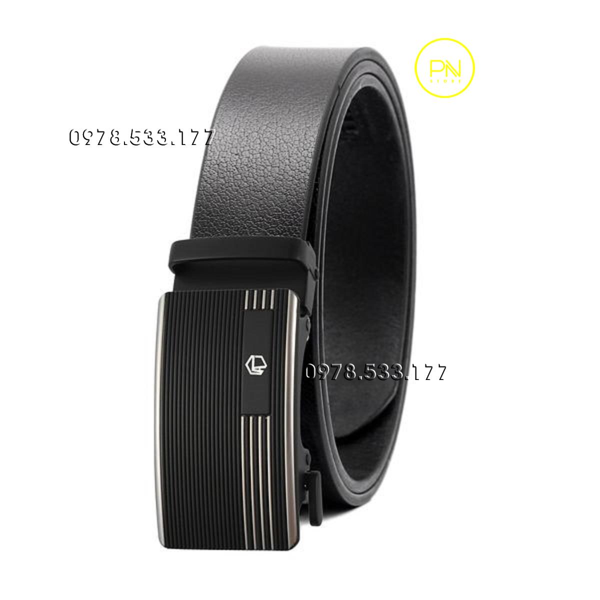 Thắt lưng nam da bò thật cao cấp - PNM413TDN