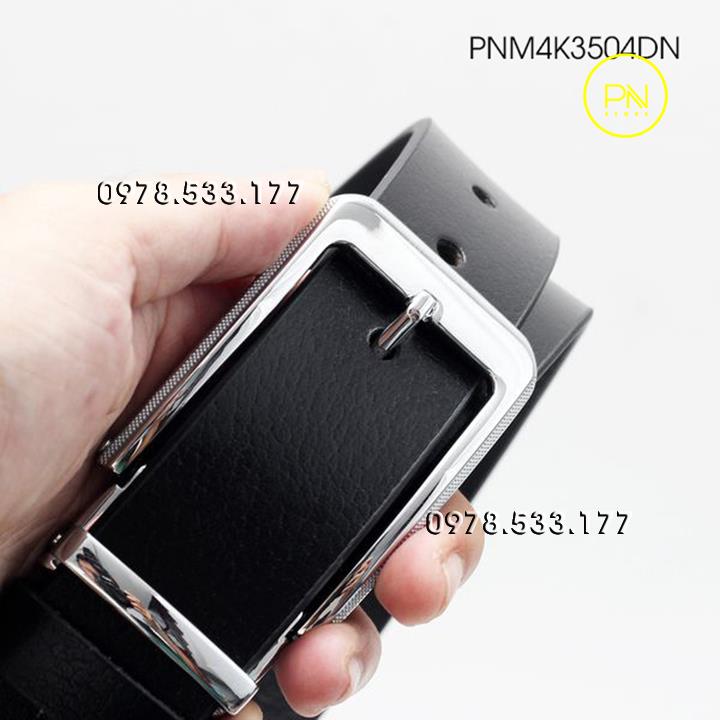 Thắt lưng nam da bò thật cao cấp (3.5cm) - PNM4K3504DN