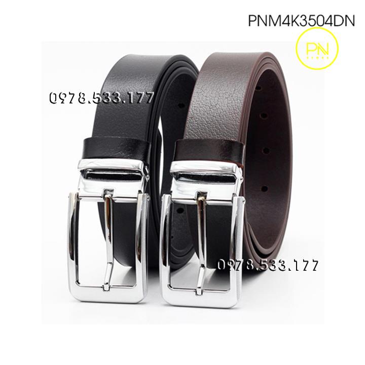 Thắt lưng nam da bò thật cao cấp (3.5cm) - PNM4K3504DN