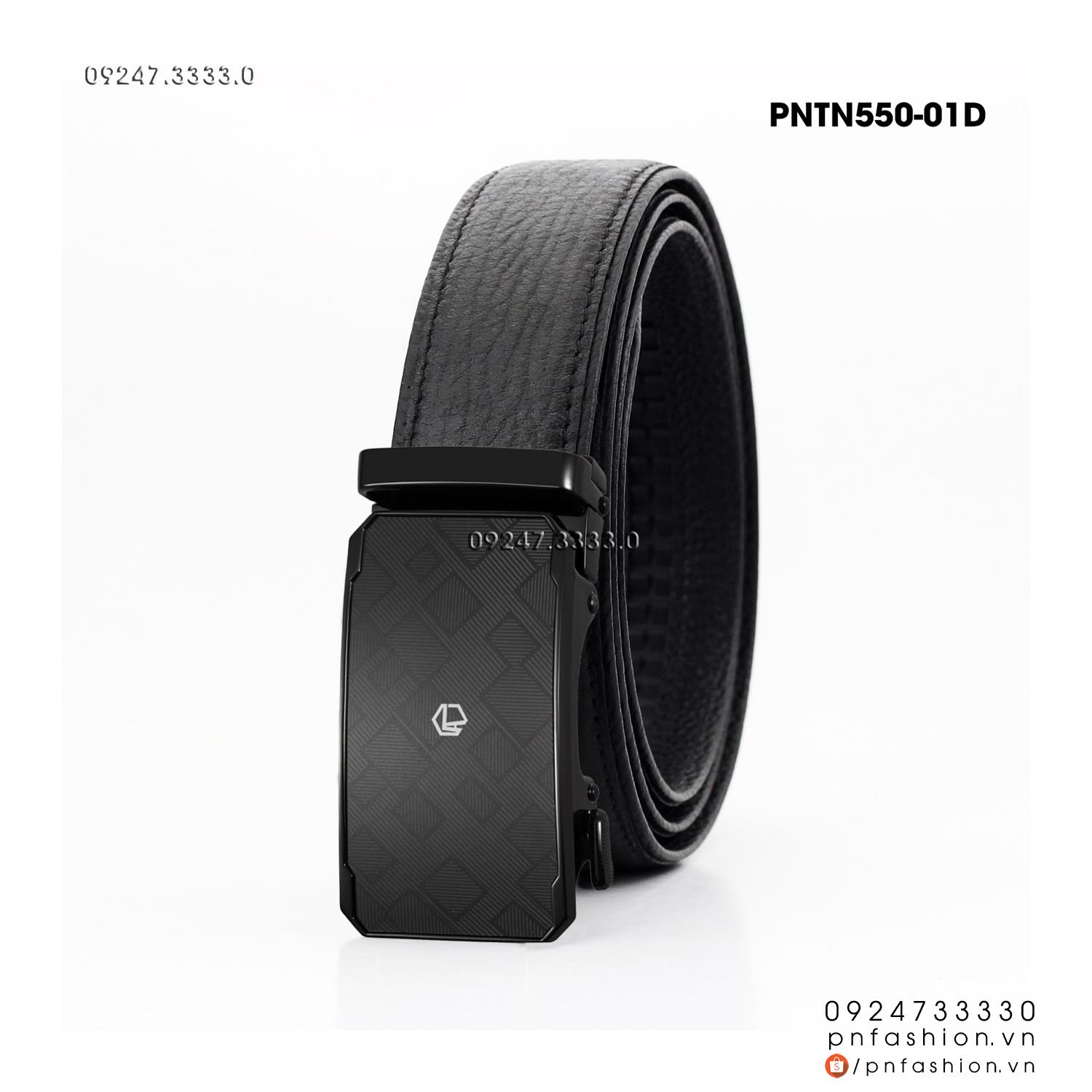 Thắt lưng nam da bò vân gỗ cao cấp - PNTN550-01D