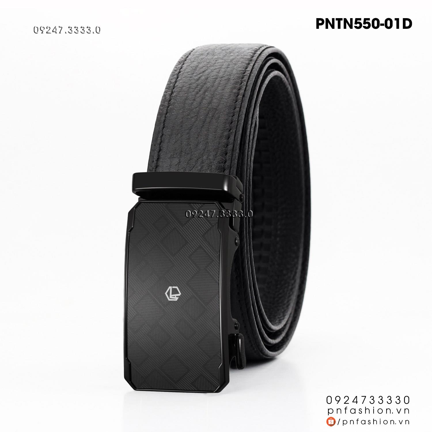 Thắt lưng nam da bò vân gỗ cao cấp - PNTN550-01D