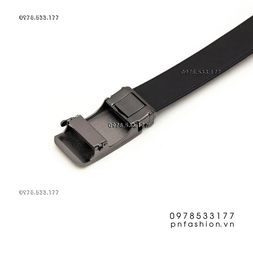 Thắt lưng nam khóa tự động EMO da bò Nappa (3.5cm) - PNMNT4-09