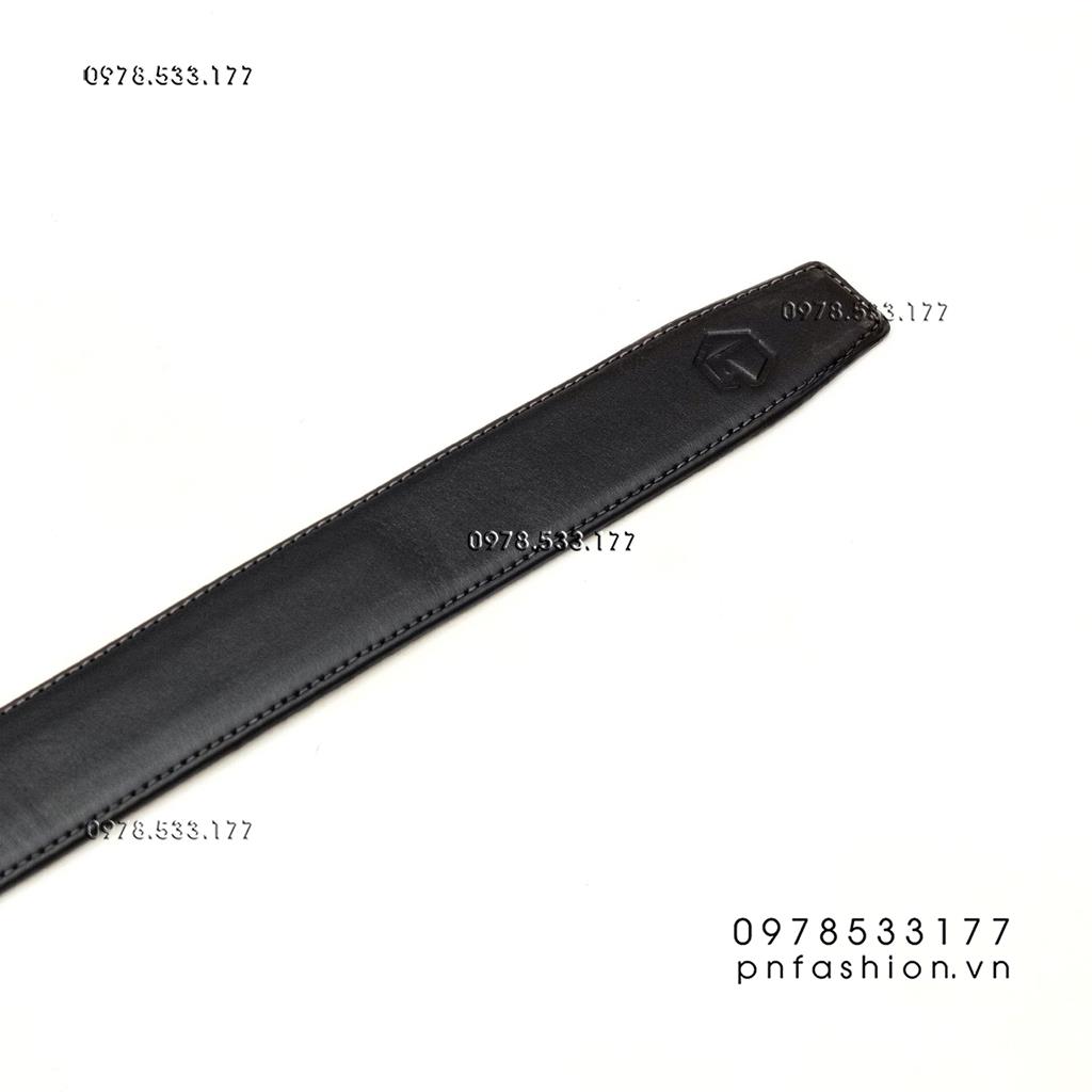 Thắt lưng nam khóa tự động EMO da bò Nappa (3.5cm) - PNMNT4-09