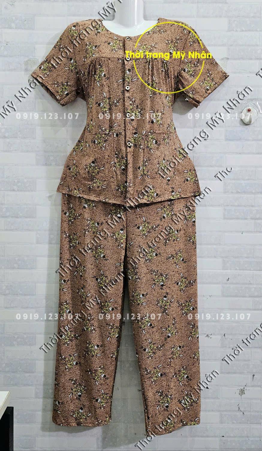 Thun lạnh cho bà tay ngắn size 1.2.3.4.5(40_77kg) vải mịn mát, co dãn