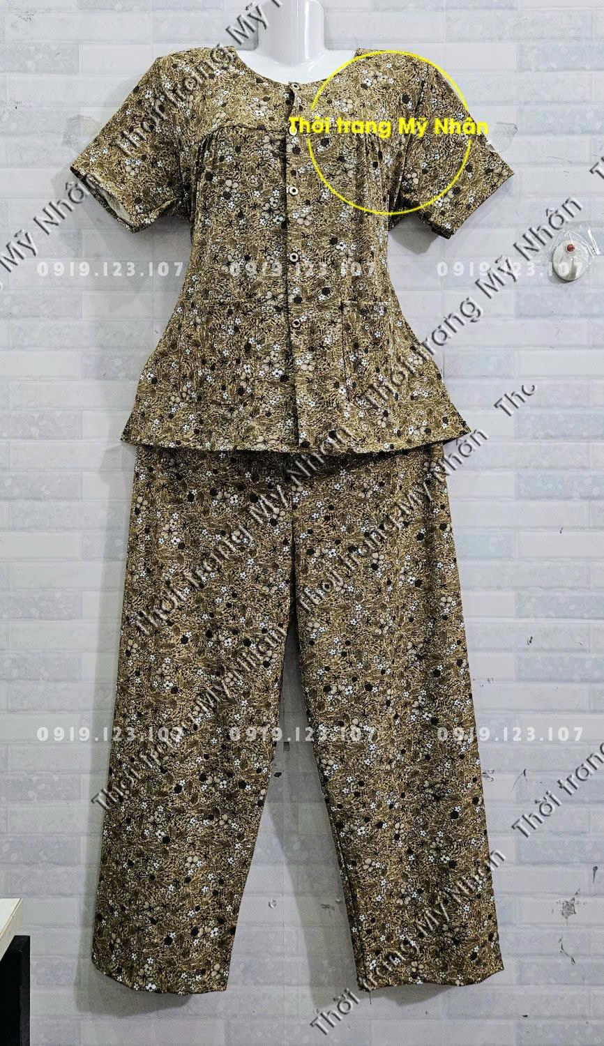 Thun lạnh cho bà tay ngắn size 1.2.3.4.5(40_77kg) vải mịn mát, co dãn