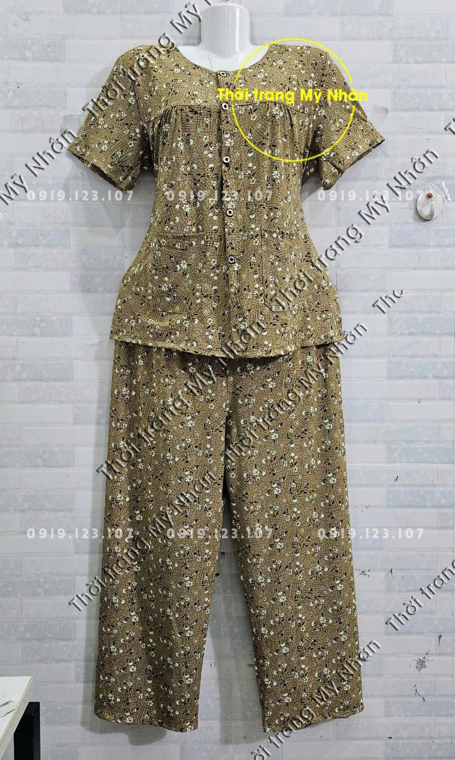 Thun lạnh cho bà tay ngắn size 1.2.3.4.5(40_77kg) vải mịn mát, co dãn