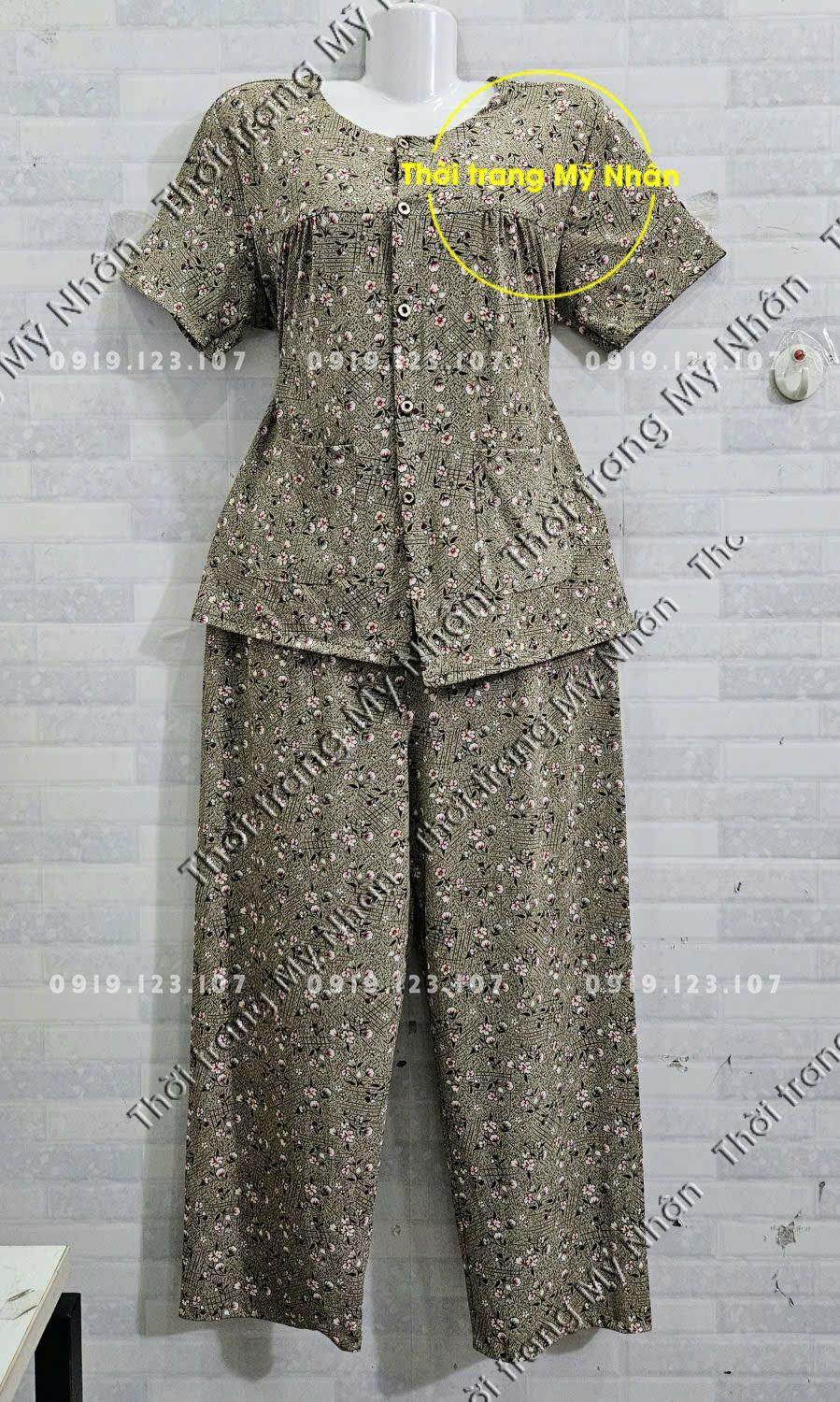 Thun lạnh cho bà tay ngắn size 1.2.3.4.5(40_77kg) vải mịn mát, co dãn