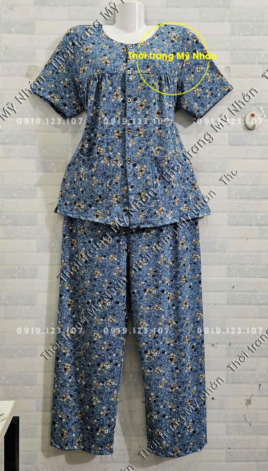 Thun lạnh cho bà tay ngắn size 1.2.3.4.5(40_77kg) vải mịn mát, co dãn