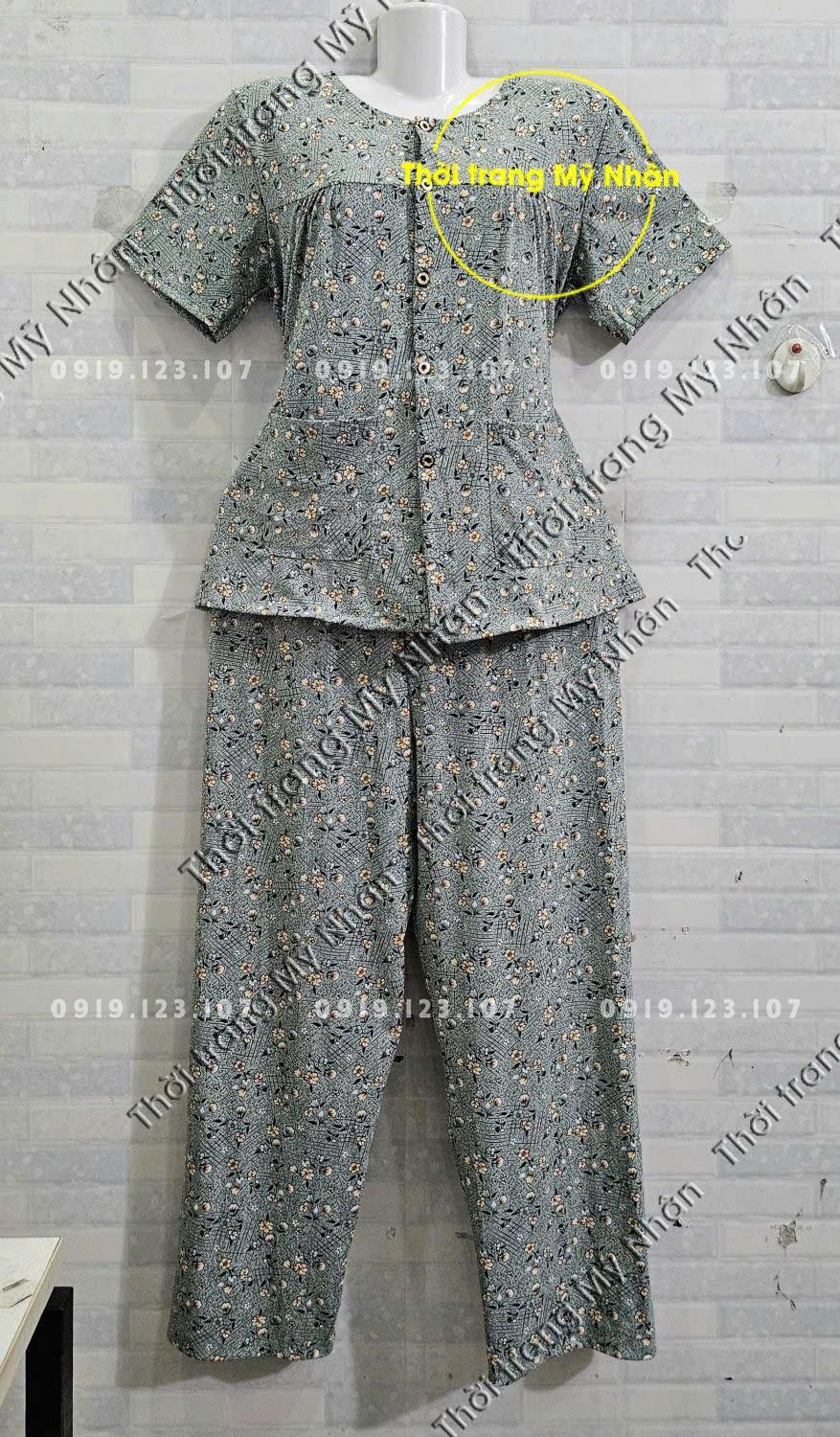 Thun lạnh cho bà tay ngắn size 1.2.3.4.5(40_77kg) vải mịn mát, co dãn