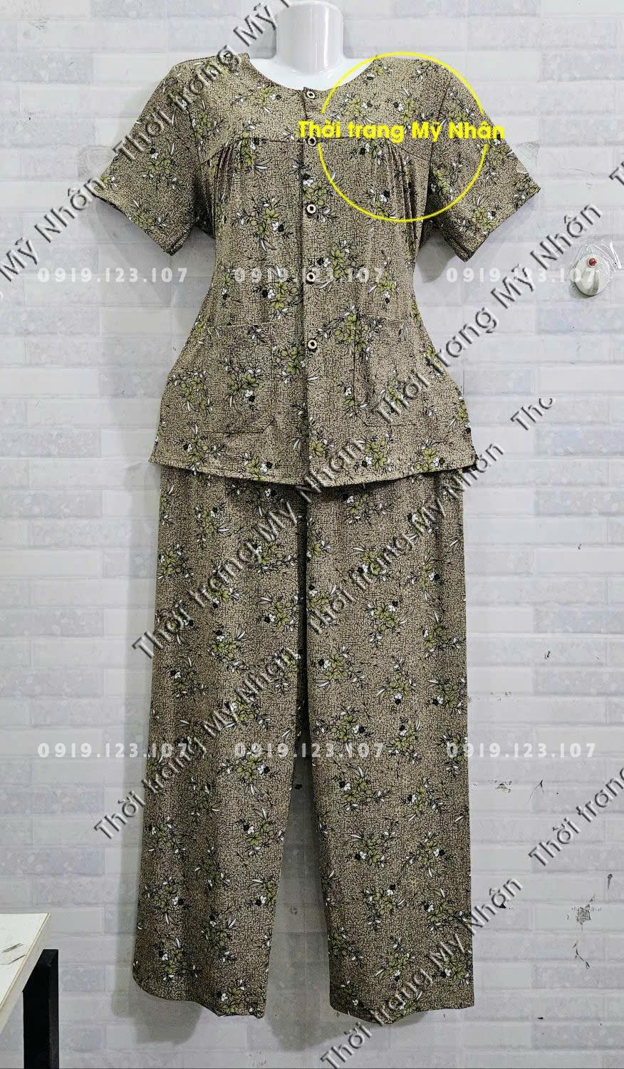 Thun lạnh cho bà tay ngắn size 1.2.3.4.5(40_77kg) vải mịn mát, co dãn