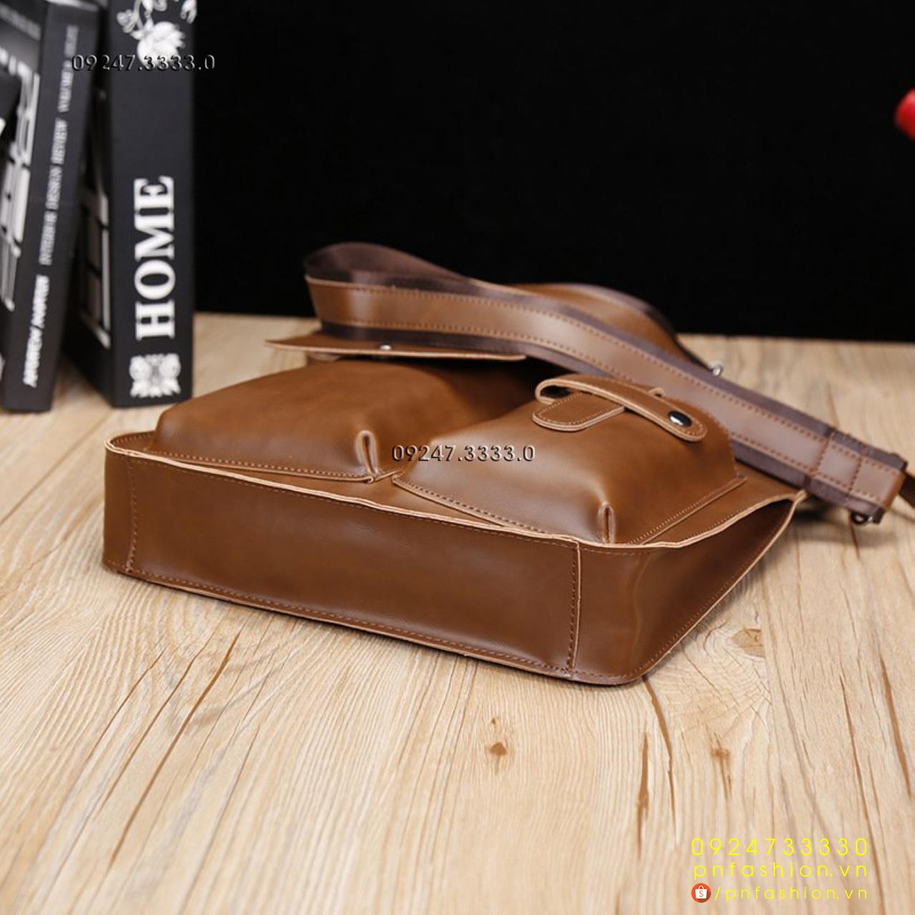 Túi đeo chéo nam cao cấp da thật - PN218250