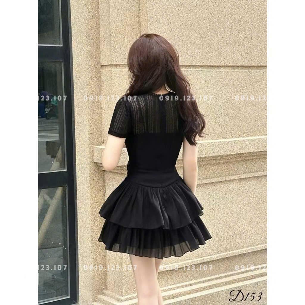 Váy ren 2 màu sỉ 115k tách 5b 120k chất ren đẹp cao cấp - SBT748